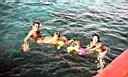 Twins in Golkoy Bodrum, Yatch trip.